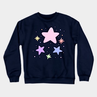 Pastel stars Crewneck Sweatshirt